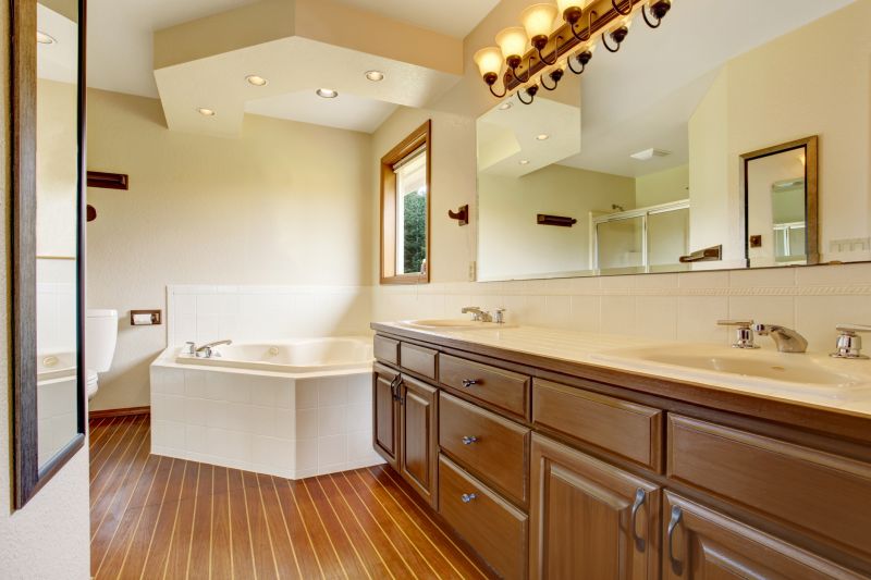 Modern Bathroom with Ambient Lighting